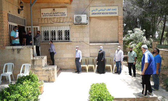 فحوصات كورونا لموظفي الاتحادات الرياضية