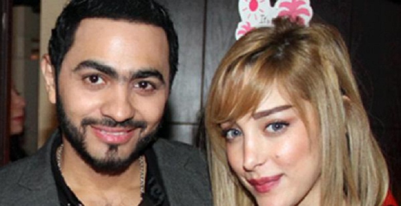 بالصور: زوجة تامر حسني تزداد جمالا في أحدث "سيلفي" بعد الولادة