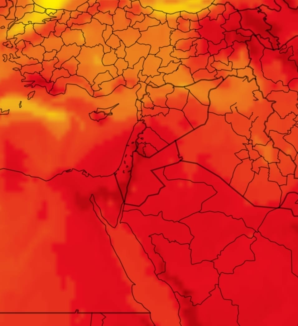 الأرصاد الجوية:الموجة الحارة مستمرة حتى الخميس