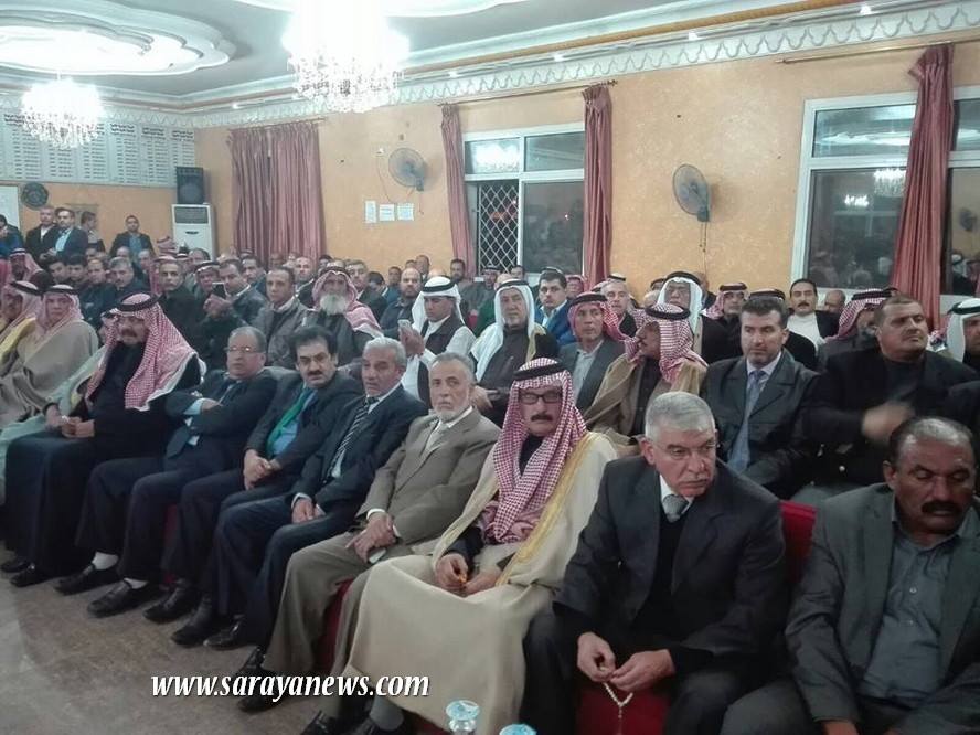 صلح عشائري بين العقاربه وابو زيد على اثر حادث الموقر بوجه عشيرة بني خالد .. صور