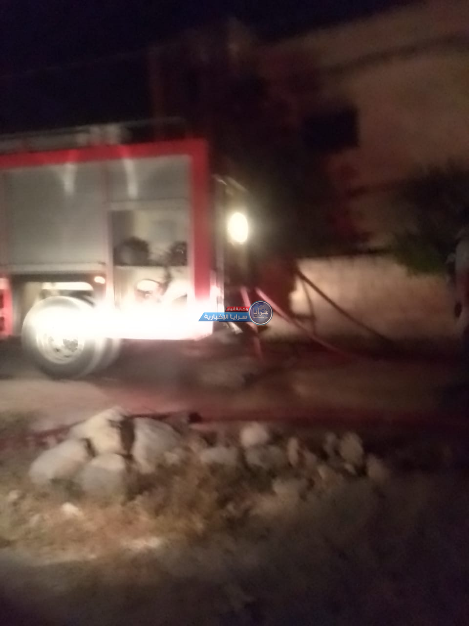 إخماد حريق داخل منزل بالاغوار الشمالية ..  صور