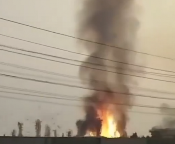 انفجار قوي في مصفاة إيرانية بعد ضربة إسرائيلية