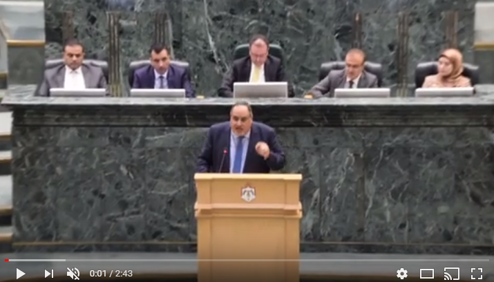 بالفيديو  .. النائب النهار :الرابع اقال حكومة الملقي  .. وحكومة الرزاز حكومة تأزيم