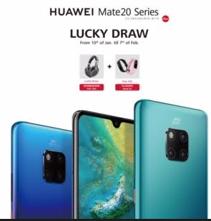  Mate 20 إلى الواجهة من جديد  Huawei تبدأ العام بعرض مميز!