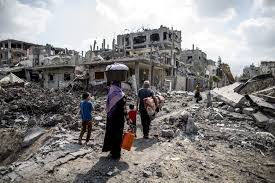 بدء إعادة اعمار 320 منزلا بغزة