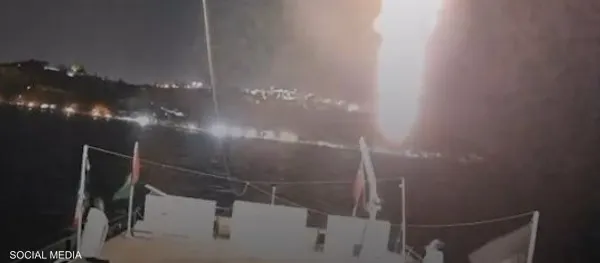 فيديو ..  لحظة هجوم جديد على أسطول مساعدات غزة قبالة تونس
