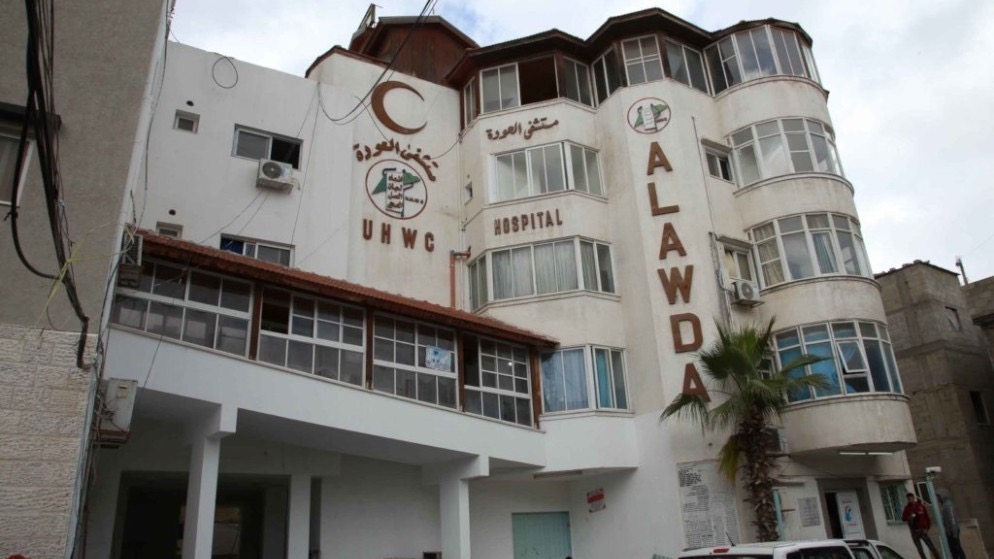 انقطاع الكهرباء عن مستشفى العودة في مخيم النصيرات بسبب نفاد الوقود