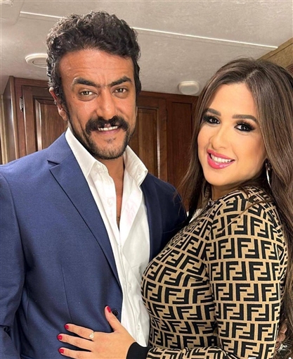 أحمد العوضي يهنئ ياسمين عبدالعزيز على مسلسلها الجديد: "هتدغدغي الدنيا يا وحش الكون"