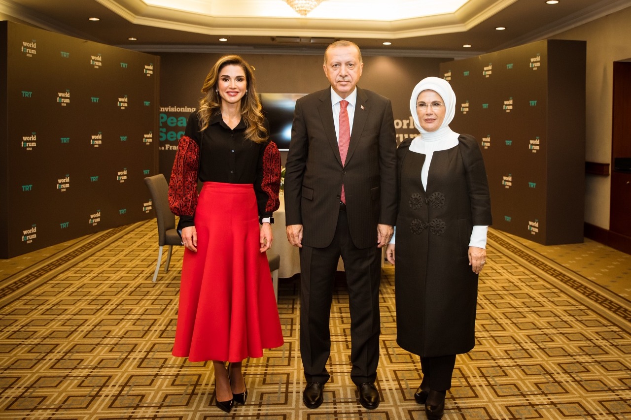 جلالة الملكة رانيا العبدالله تدعو الى العمل بجد لتحقيق السلام والأمن حول العالم