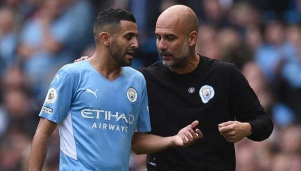 وست هام ضد مان سيتي  ..  جوارديولا يفسر عدم مشاركة محرز أساسيا