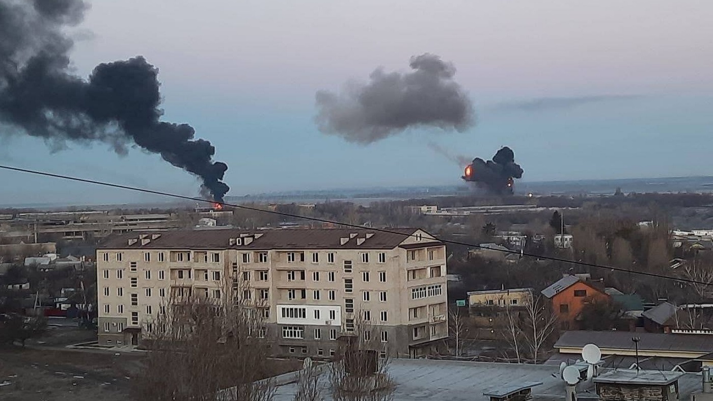 سماع دوي انفجارات في العاصمة الأوكرانية كييف