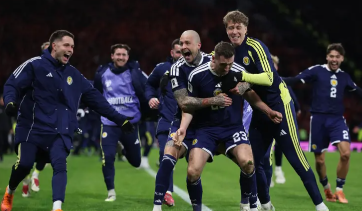 هدف تأهل اسكتلندا لكأس العالم يتسبب في "هزة أرضية"