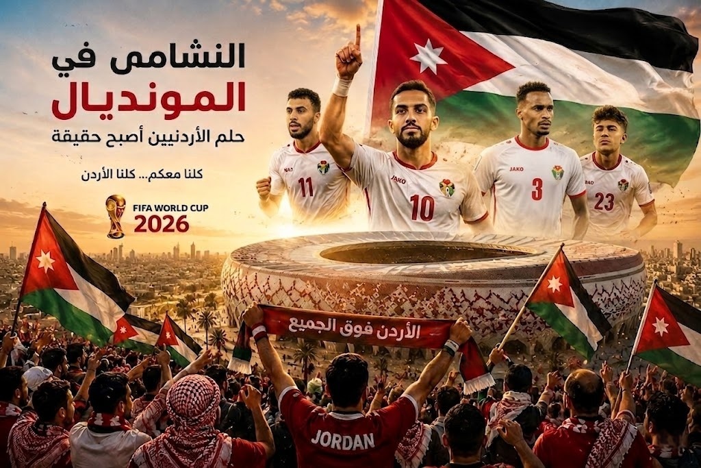 هل يفجر النشامى المفاجأة؟ ترقب وإثارة في الأردن ..  العد التنازلي لأول ظهور مونديالي 