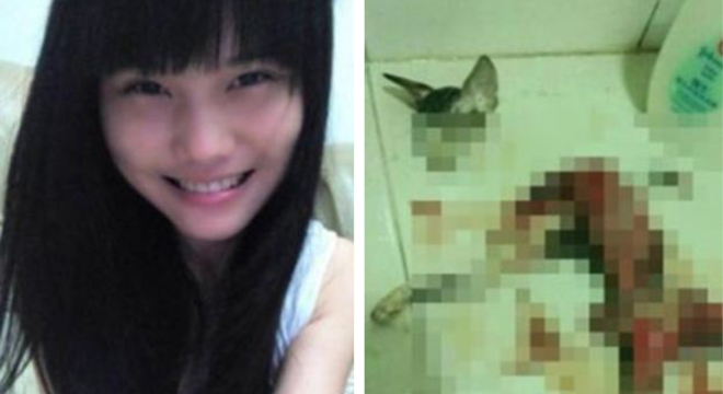 فتاة صينية تقطع رأس قطتها وتنشر الصور على الإنترنت "صورة "
