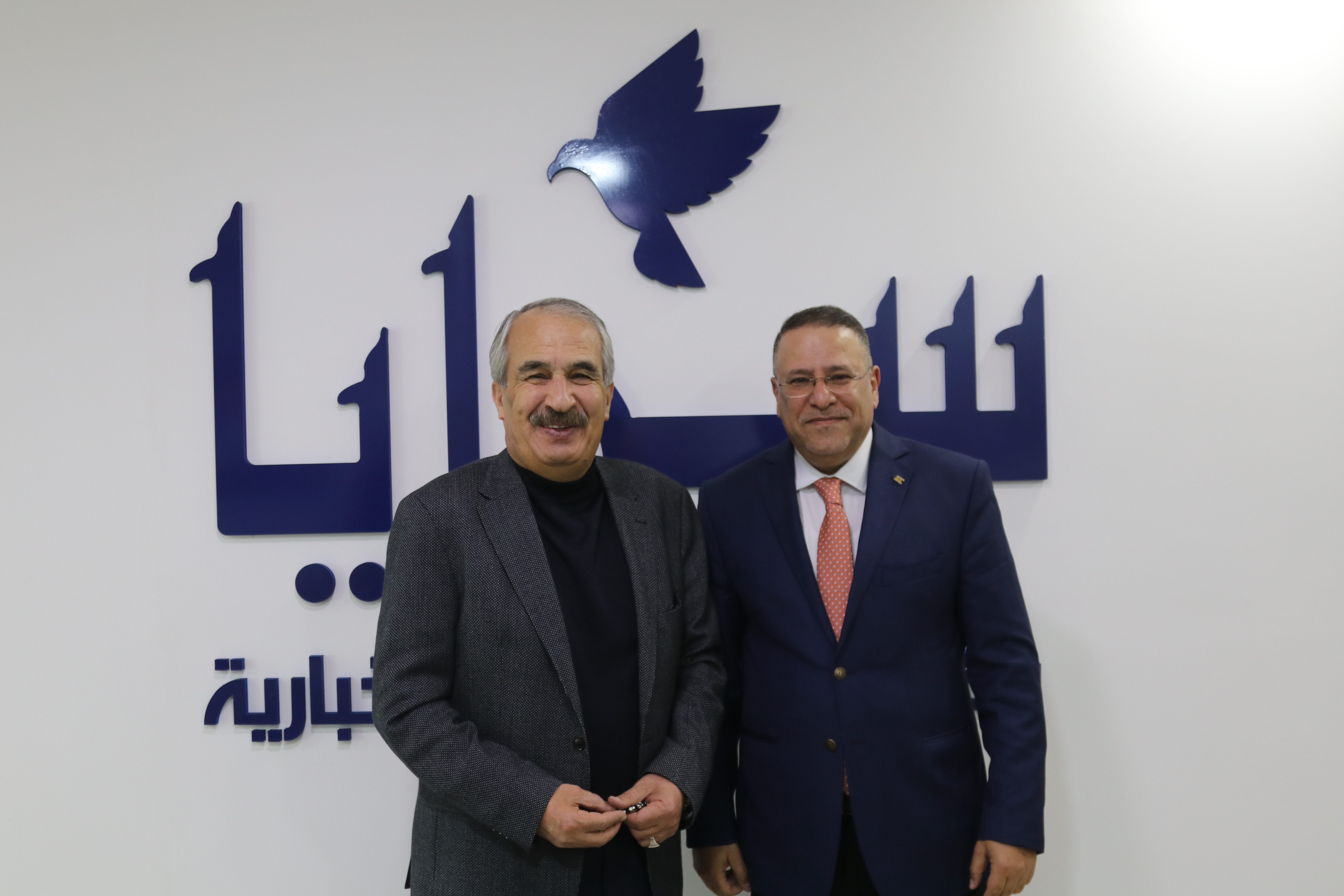 وزير الداخلية الأسبق سمير مبيضين يزور مكاتب سرايا 