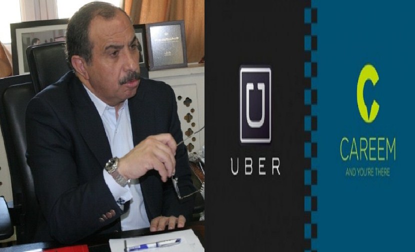 اللوزي و هيئة تنظيم قطاع النقل يتسببان بفصل طلاب من الجامعات بسبب قرارات بحبس العاملين مع "اوبر و كريم"