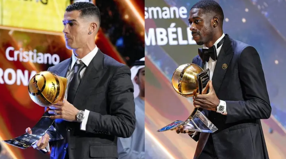 "غلوب سوكر" ..  ديمبلي ورونالدو الأفضل في العالم والشرق الأوسط