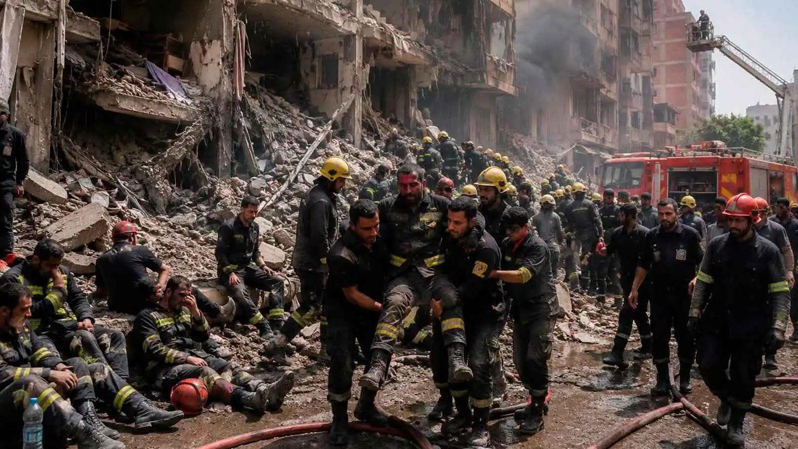 وفاة شخصين وإصابة 17 إثر انفجار مخزن في مصر 
