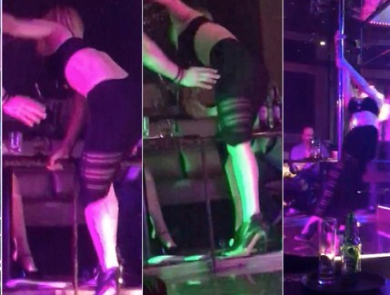 بالفيديو و الصور  ..  ممثلة مشهورة "سكرانة" تثير الضجة على مواقع التواصل 
