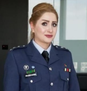 النقيب دينا المومني و الرائد خالد  ..  مبارك الزواج 