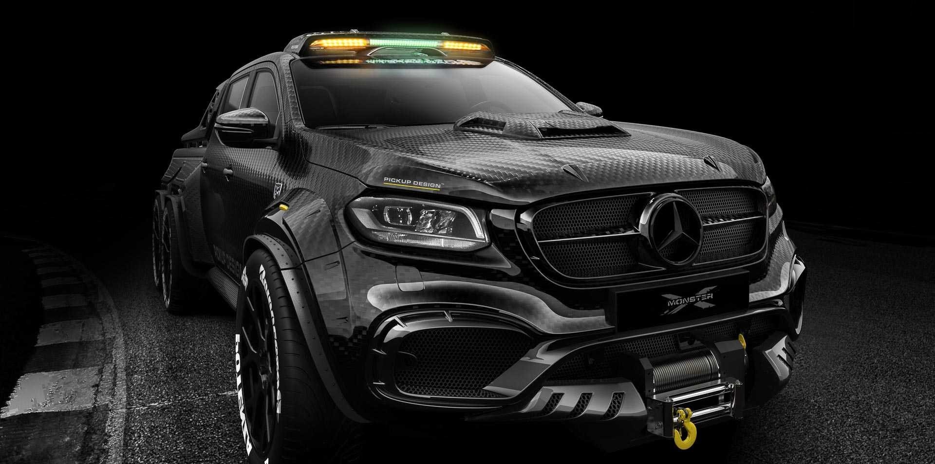 مرسيدس X-Class تتحول إلى وحش 6×6