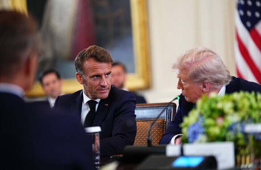 قادة أوروبا يشعرون بالذعر من نشر ترامب محادثاته مع ماكرون وروته