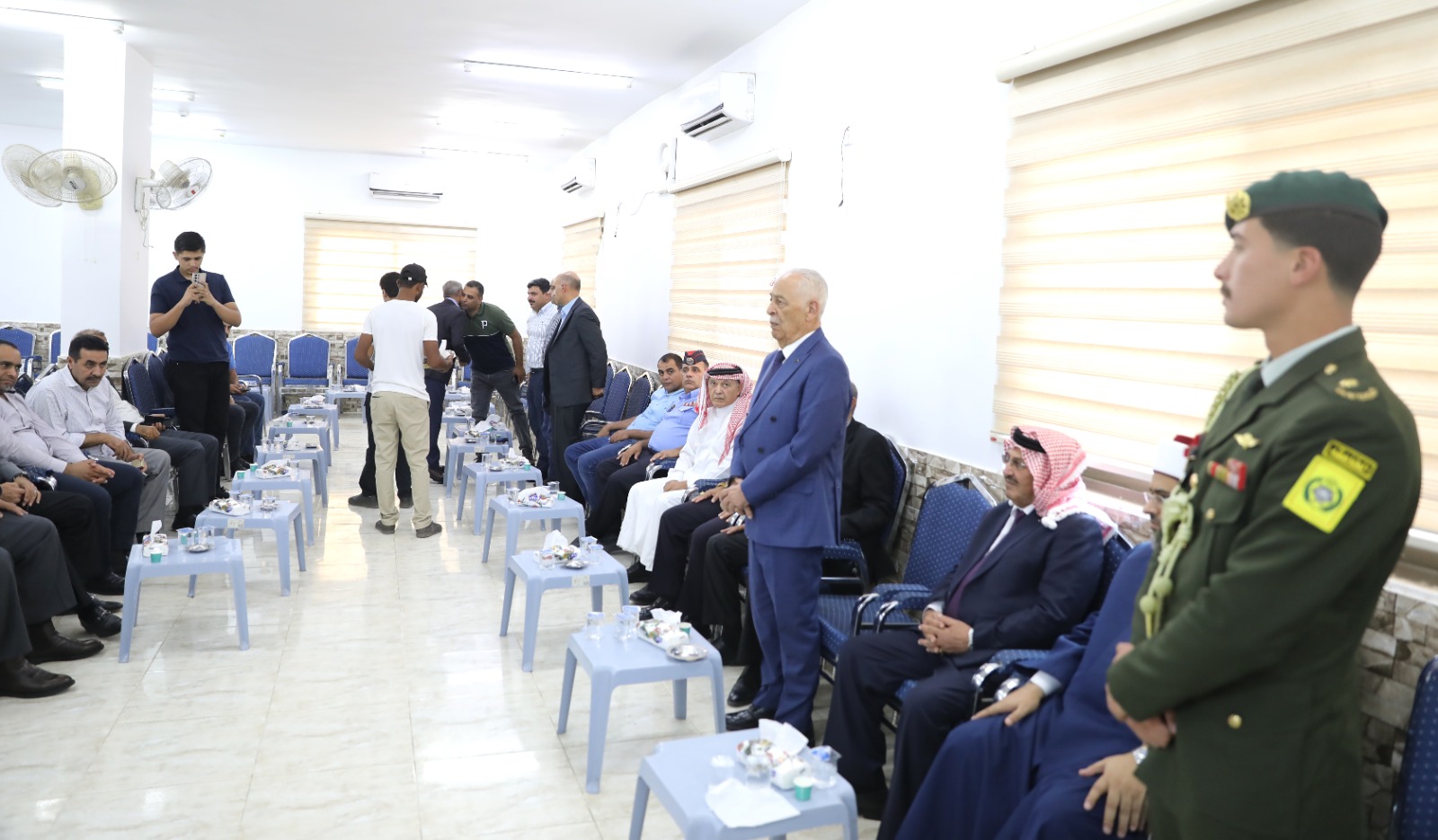مندوبا عن الملك وولي العهد ..  العيسوي يعزي قبيلتي العبادي والعدوان