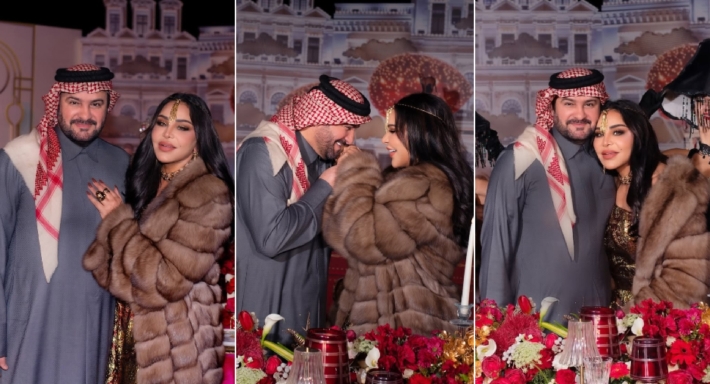 مفاجأة مبارك الهاجري في عيد ميلاد أحلام