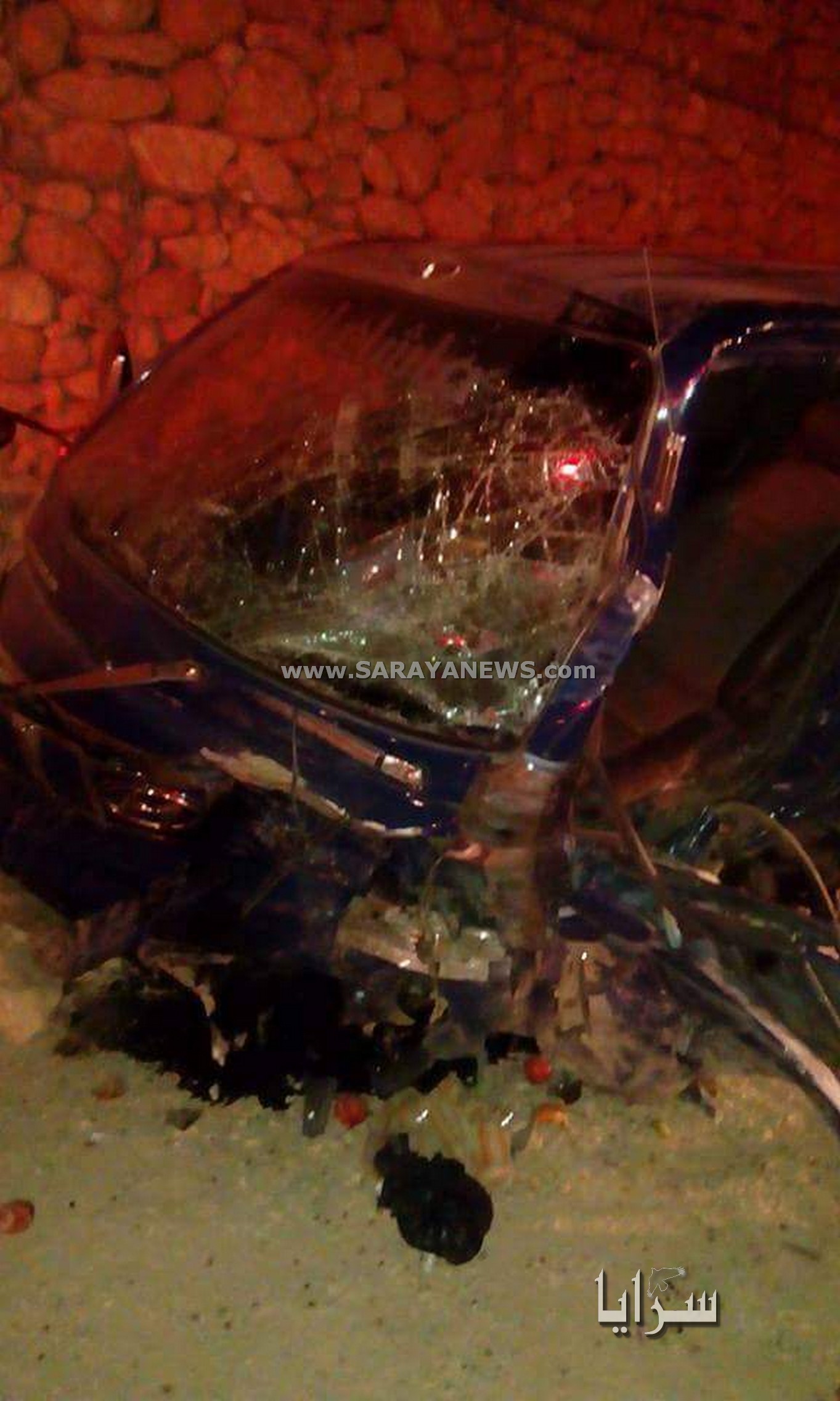اربد : اصابات بحادث تدهور مركبة في وادي دير ابي سعيد