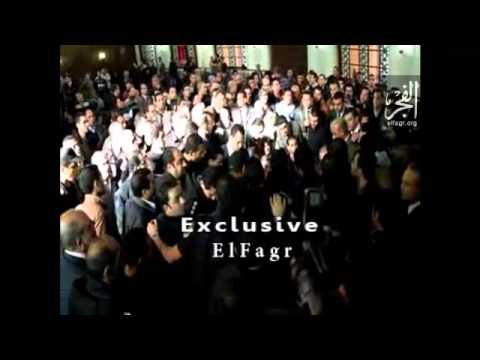 فيديو جديد ..  طرد الضباط لوزير الداخلية من جنازة الشرطة‬ ببورسعيد