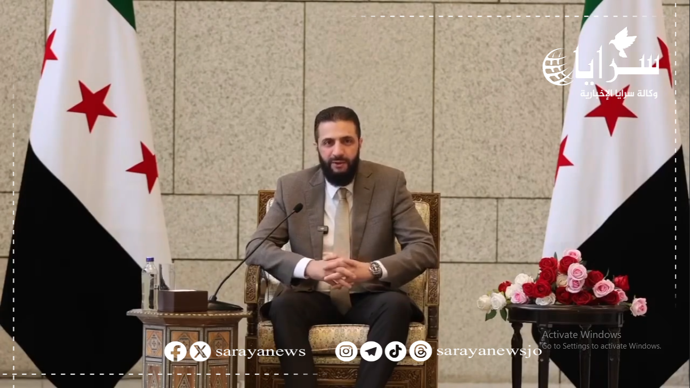 "عجبكم القصر؟"  ..  الرئيس الشرع في استقبال خاص لأطفال نازحين: "هذا سيصبح لكم إن شاء الله"  ..  فيديو 