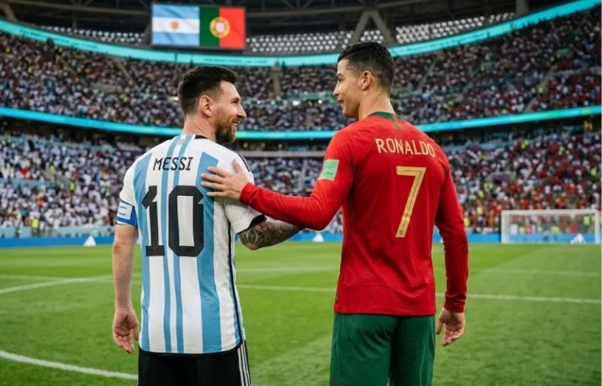ميسي ورونالدو معاً في فريق واحد بالأرجنتين