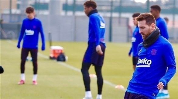 ميسي وسواريز ينضمان لتدريب برشلونة