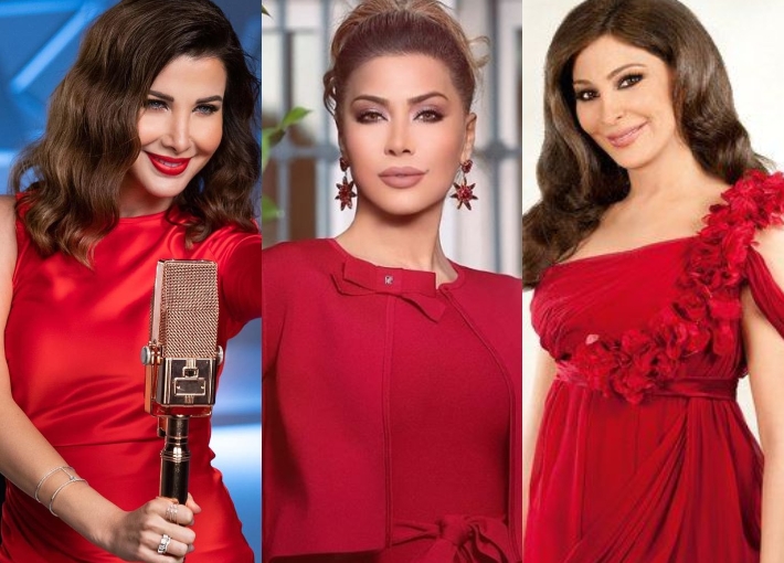 بالصور  ..  نجمات لبنان يحتفلن بفوز الأهلي