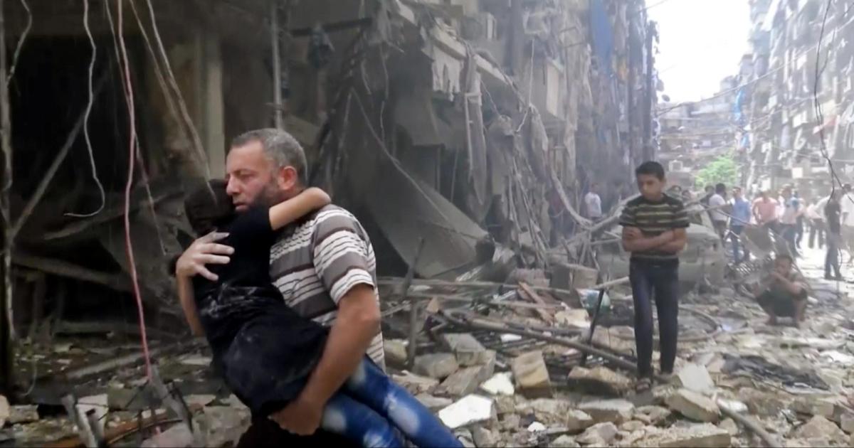 600 قتيل و جريح ضحايا الغارات على حلب