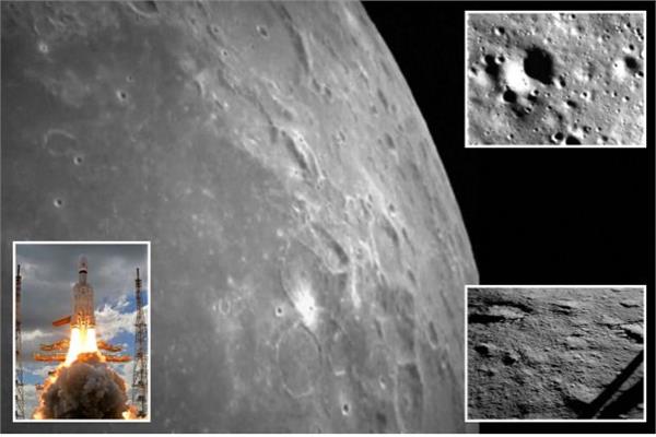 الكشف عن أول صورة على الإطلاق من القطب الجنوبي للقمر  