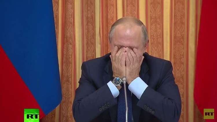 وزير روسي يضحك بوتين والحكومة بشكل هستيري حتى القهقهة!