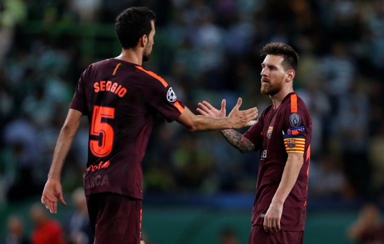 برشلونة يفتقد ميسي وبوسكيتس أمام إشبيلية للإصابة