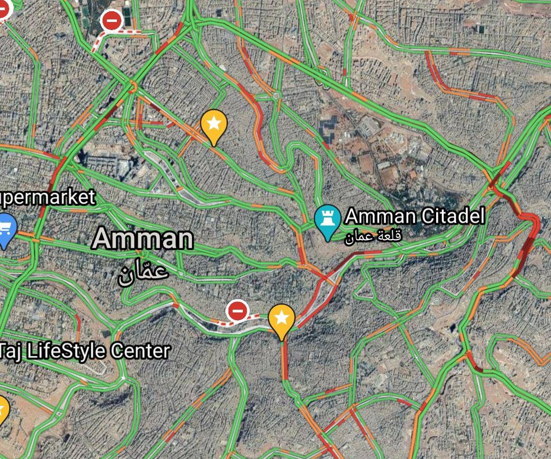 "المركبات الفردية" تنعش خرائط جوجل و تعيد الحياة لشوارع عمان في زمن كورونا