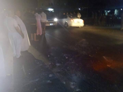 سائق يدهس عامل وطن بلواء بني كنانه ويلوذ بالفرار