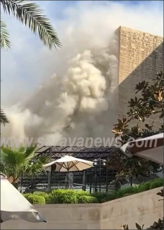 إخماد حريق في احد فنادق عمان  .. "تفاصيل"