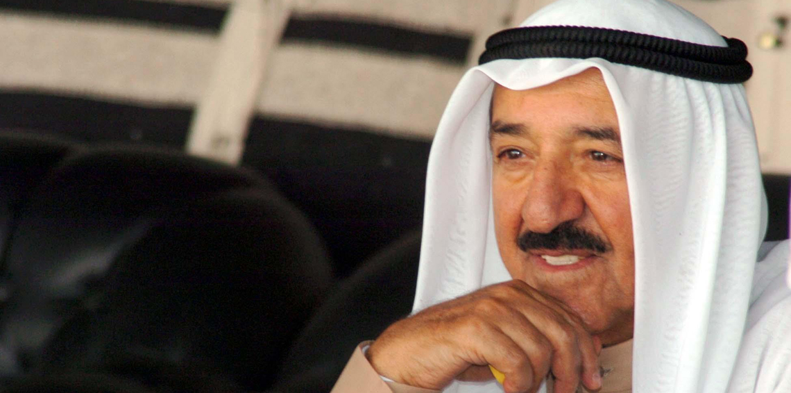 ظهور نادر لأمير الكويت بدون الزي الخليجي في الأمم المتحدة  .. صور 