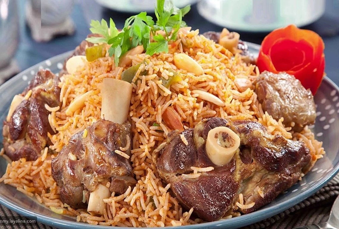 كبسة اللحم على الطريقة السعودية