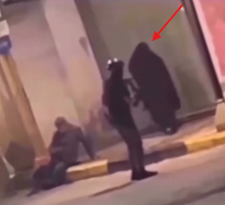 امرأة حيدتها القوة المداهمة في الرمثا  ..  من هي؟ - فيديو 