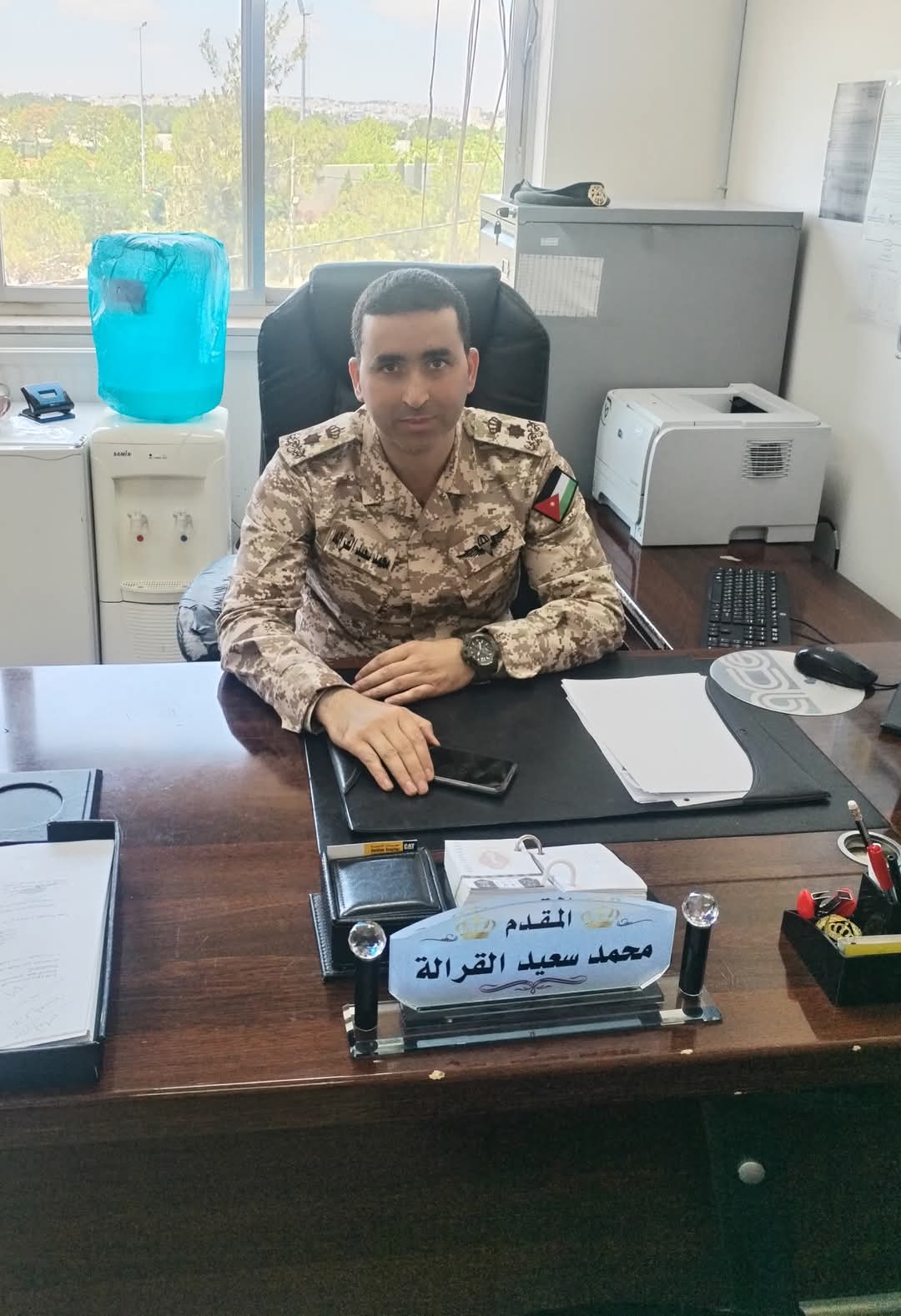المقدم محمد سعيد القرالة ..  مبارك الترفيع 