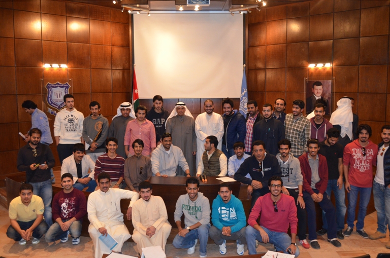 الملحق الثقافي الكويتي يلتقي الطلبة الكويتيين في جامعة عمان الأهلية