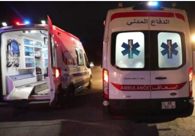 وفاة شاب ثلاثيني بحادث تصادم شاحنتين على طريق الموقر 