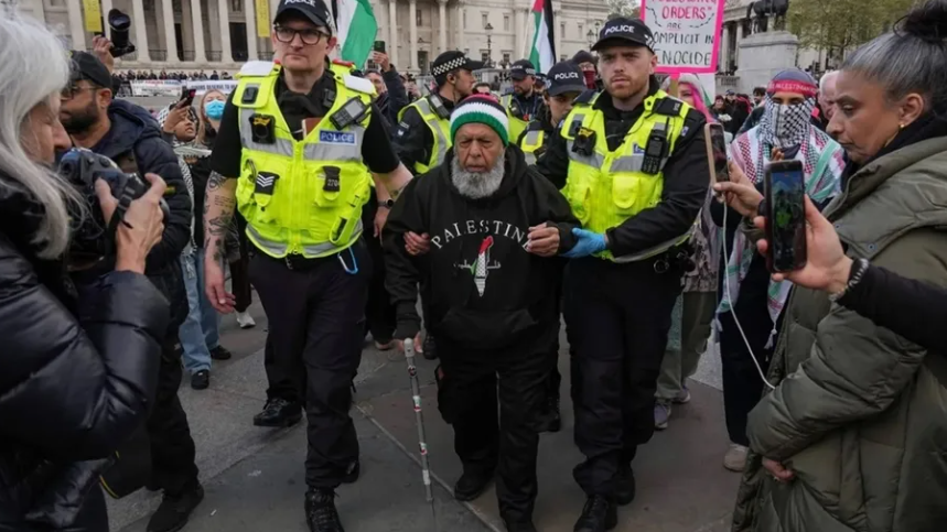 شرطة لندن توقف 523 متظاهرا مؤيدا لفلسطين