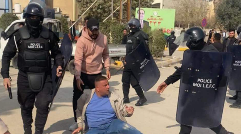 شرطة البصرة تعلن اتخاذ إجراءات قانونية بحق عناصر شغب اعتدوا على متظاهرين