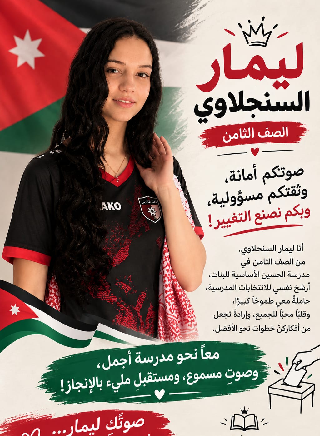 مبارك ليمار السنجلاوي المركز الأول في انتخابات مجلس الطلبة
